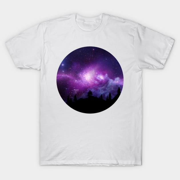 Starry landscape T-Shirt by kecy128